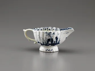 Sauciere, aus der Porzellanmanufaktur, Gousse Bonnin & G. A. Morris, 1770-72